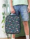 MontiiCo Large Insulated Lunch Bag And Ice Pack Dinosaur