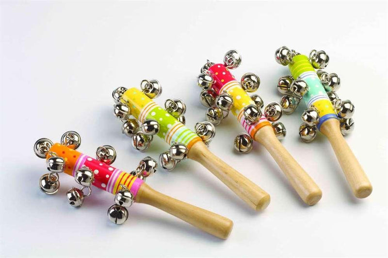 Jingle Sticks Wooden Bell Instrument