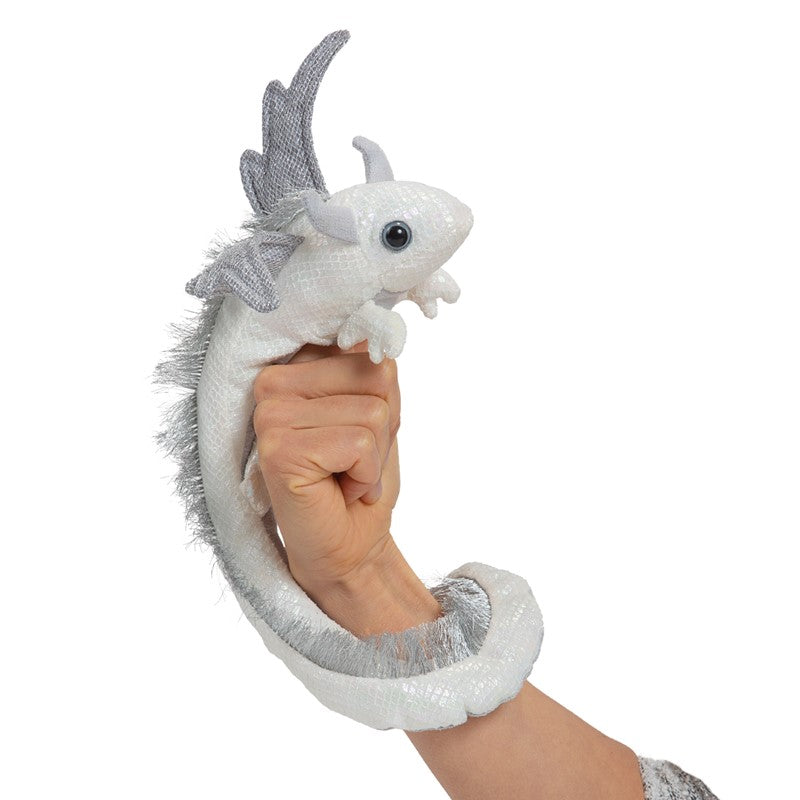 Folkmanis Pearl Dragon Wristlet Puppet