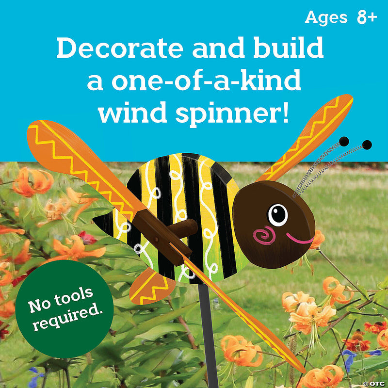 Mindware Make Your Own Bumble Bee Wind Spinner Kit