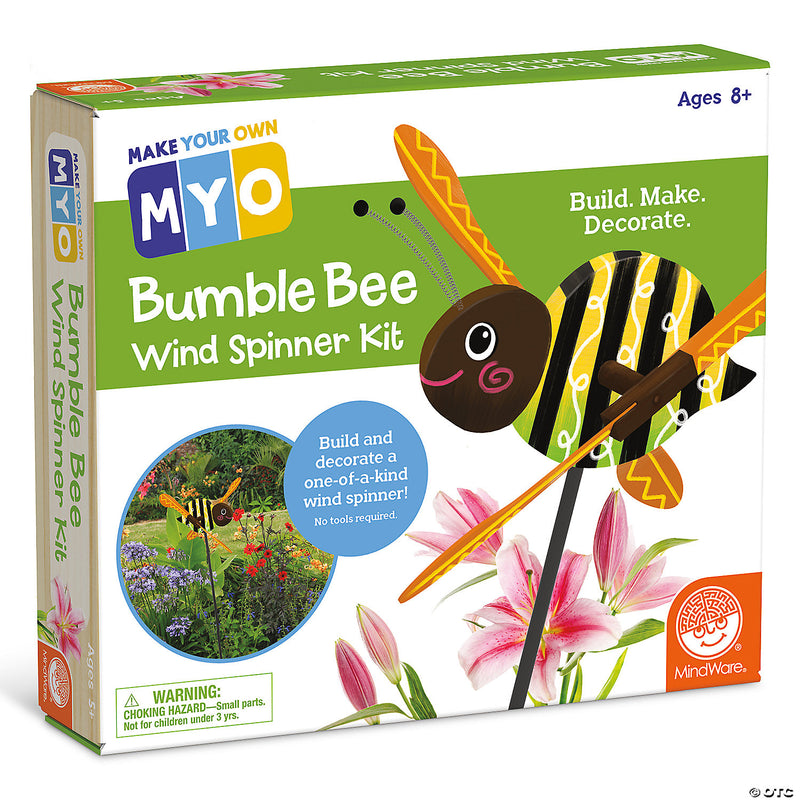 Mindware Make Your Own Bumble Bee Wind Spinner Kit