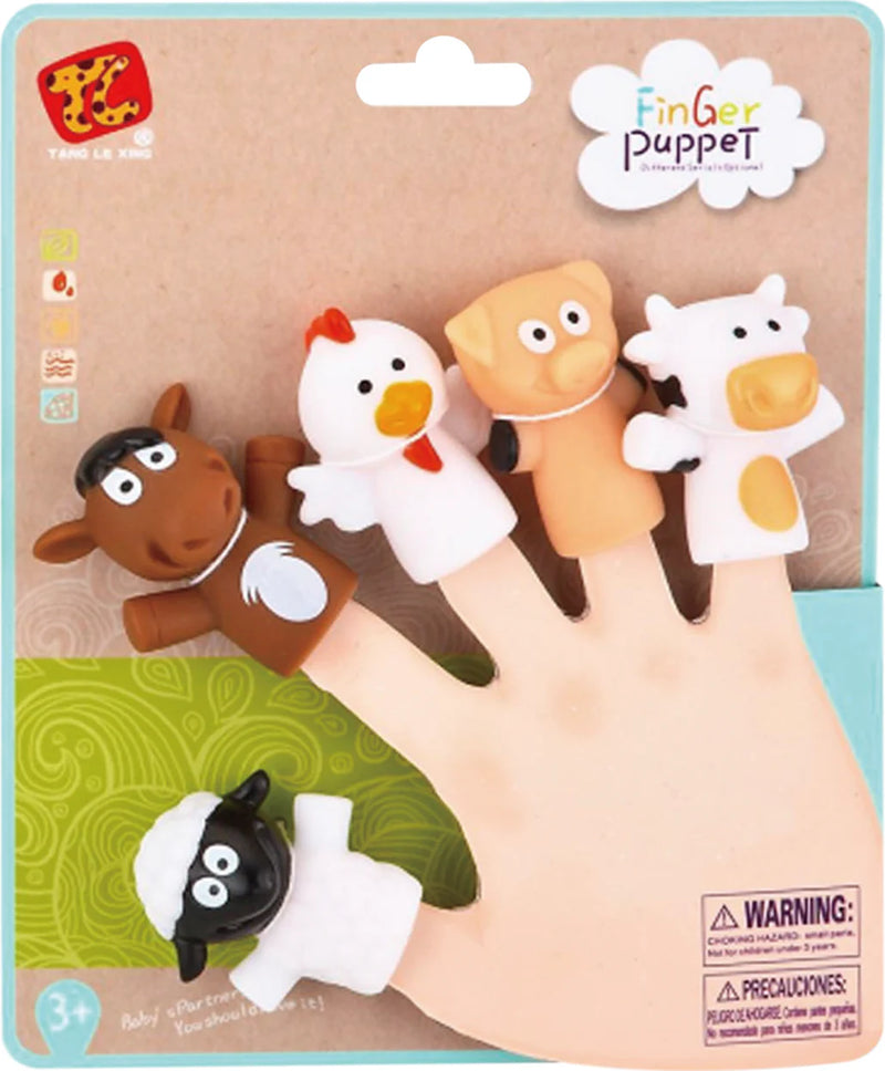 Animal Finger Puppets 5 Pieces