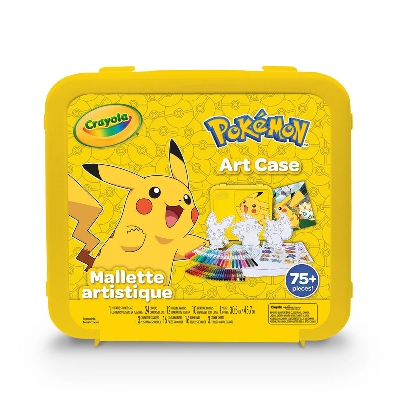 Crayola Pokemon Activity Art Case 75 Pieces