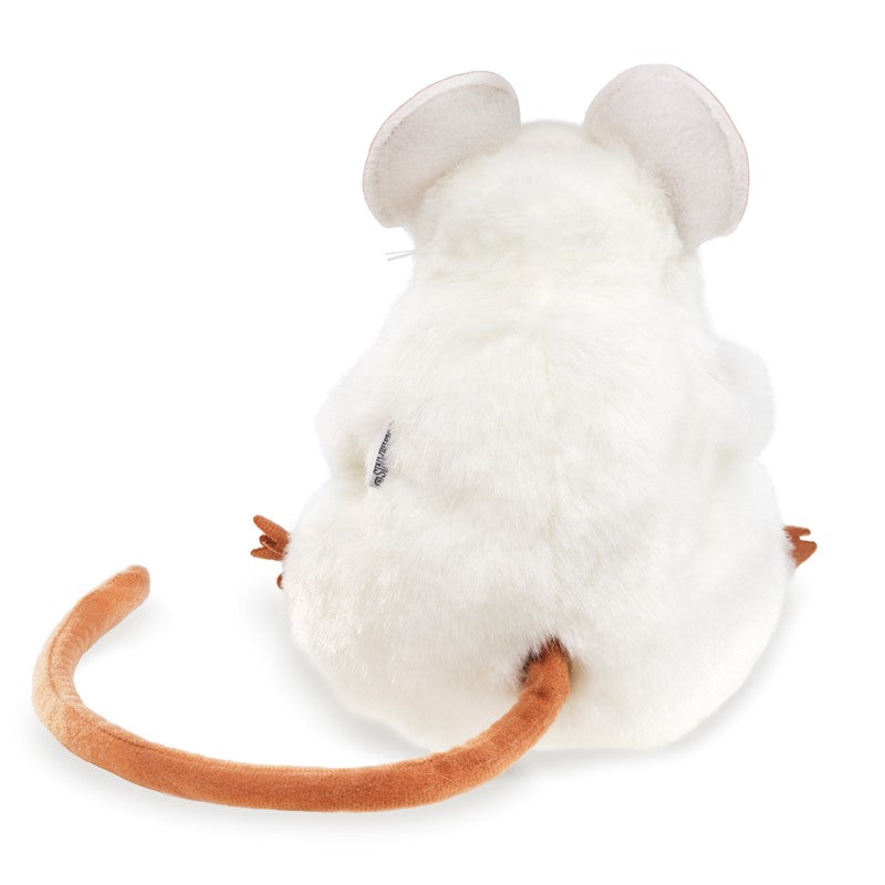 Folkmanis White Mouse Puppet