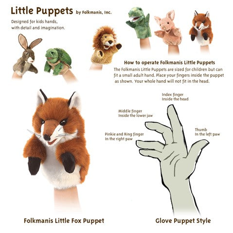 Folkmanis Little Fox Stage Puppet