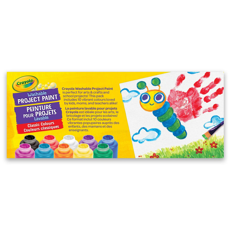 Crayola Washable Project Paint 10 Colours