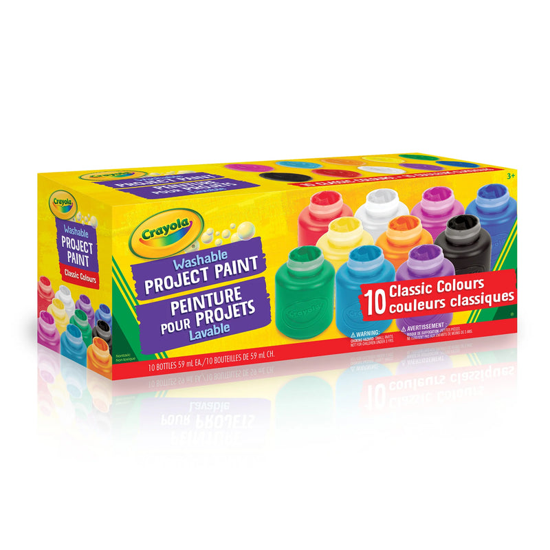 Crayola Washable Project Paint 10 Colours