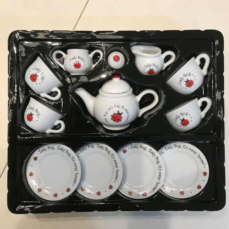 Schylling Ladybug Porcelain Tea Set