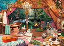 Ravensburger 500 Large Piece Puzzle Cozy Glamping