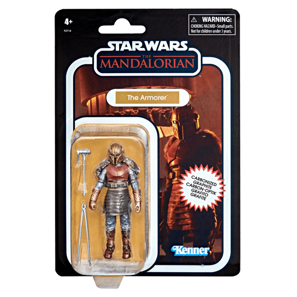 Hasbro Kenner Star Wars The Mandalorin Carbonized The Armorer (Preowned New In Box)