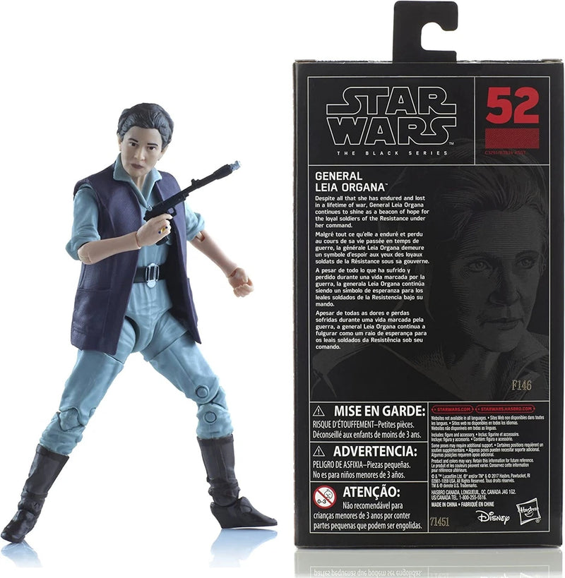Star Wars The Black Series General Leia Organa (Preowned New In Box)
