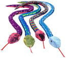 Adventure Planet Sequined Coloured Plush Snakes 67"