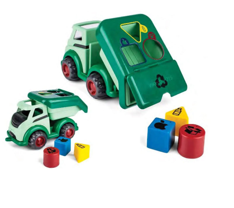 Viking Toys Mighty Shape Sorter Recycling Truck