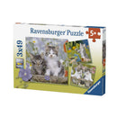 Ravensburger 3 X 49 Pieces Cuddly Kittens