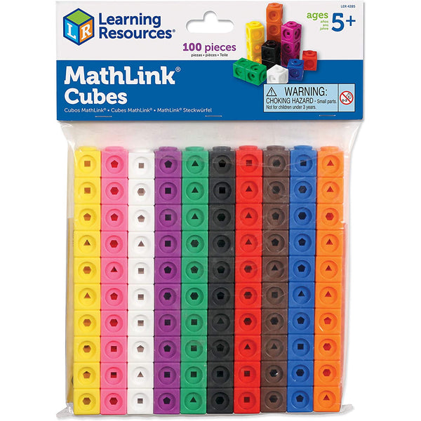 Learning Resources MathLink Cubes 100 Pieces