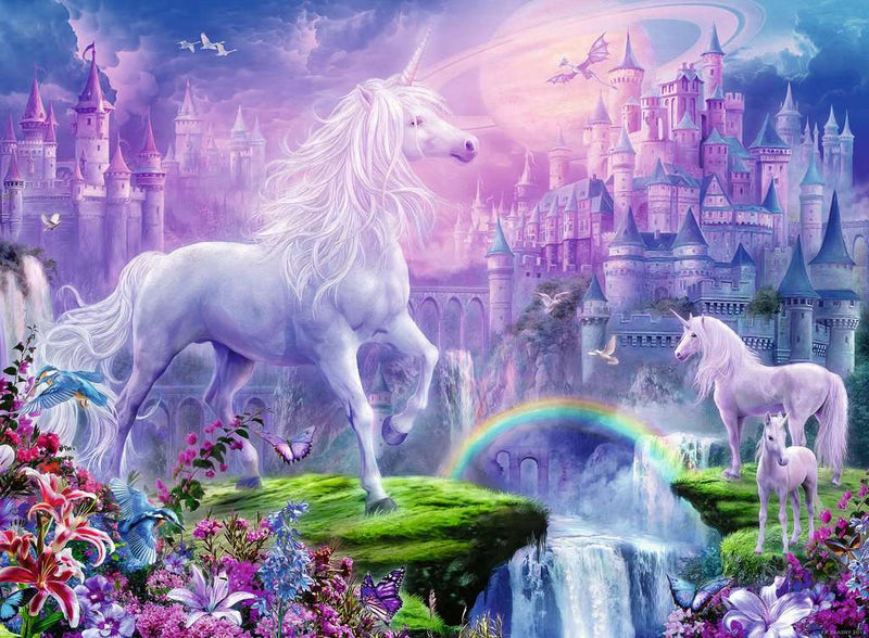 Ravensburger 100 Piece Unicorn Kingdom Glitter