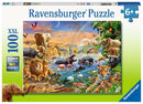 Ravensburger 100 Piece Puzzle Savannah Waterhole
