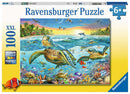Ravensburger 100 Piece Puzzle Swim With Sea Turtles