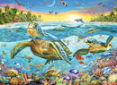 Ravensburger 100 Piece Puzzle Swim With Sea Turtles