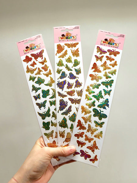 Woody's Stickers, Butterflies