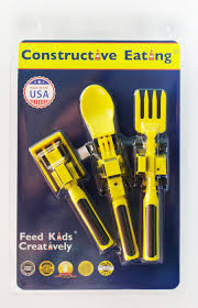 Constructive Eating Construction Cutlery