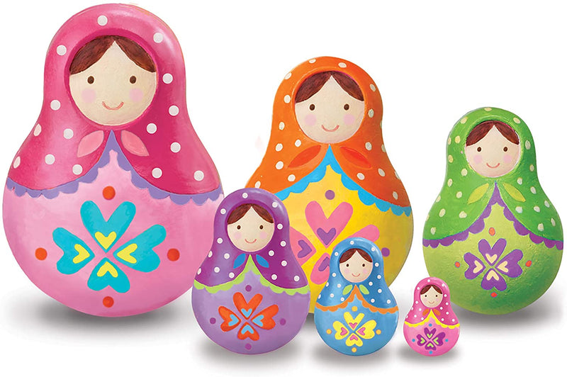4M Paint Your Own Russian Dolls