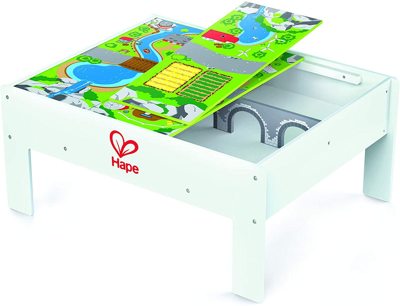 Hape Reversible Train Table With Storage