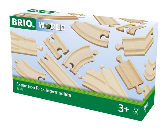 Brio Wooden Train Track Expansion Pack Intermediate