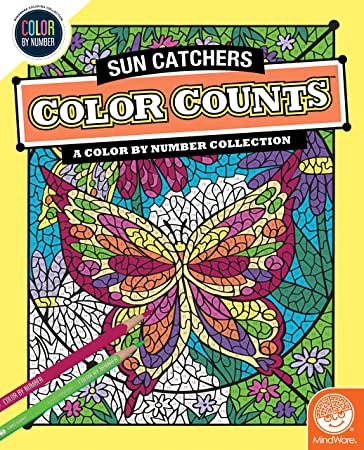 Mindware Color By Number Color Counts Sun Catchers