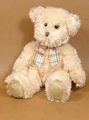 Douglas Cream Fuzzy Bear 6"Sitting