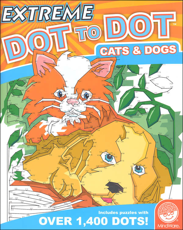 Mindware Extreme Dot to Dot: Cats & Dogs