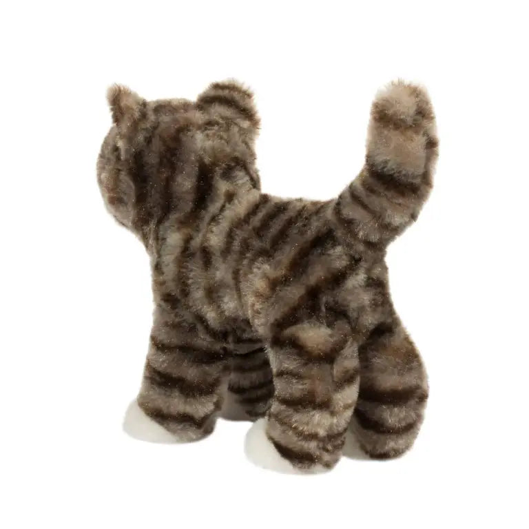 Douglas Zigby Gray Stripe Cat 8" Plush