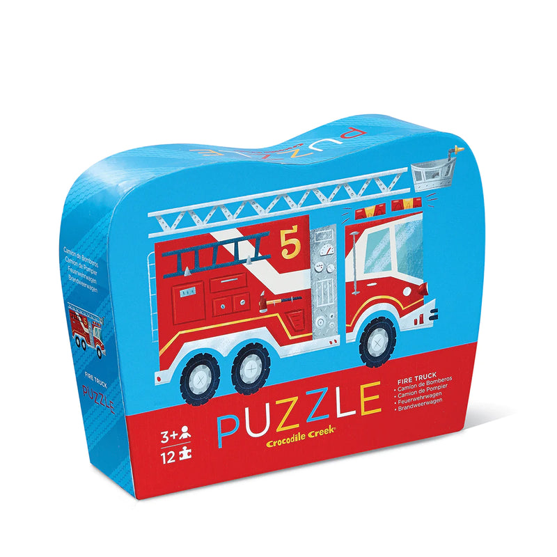 Crocodile Creek 12 Piece Puzzle Fire Truck