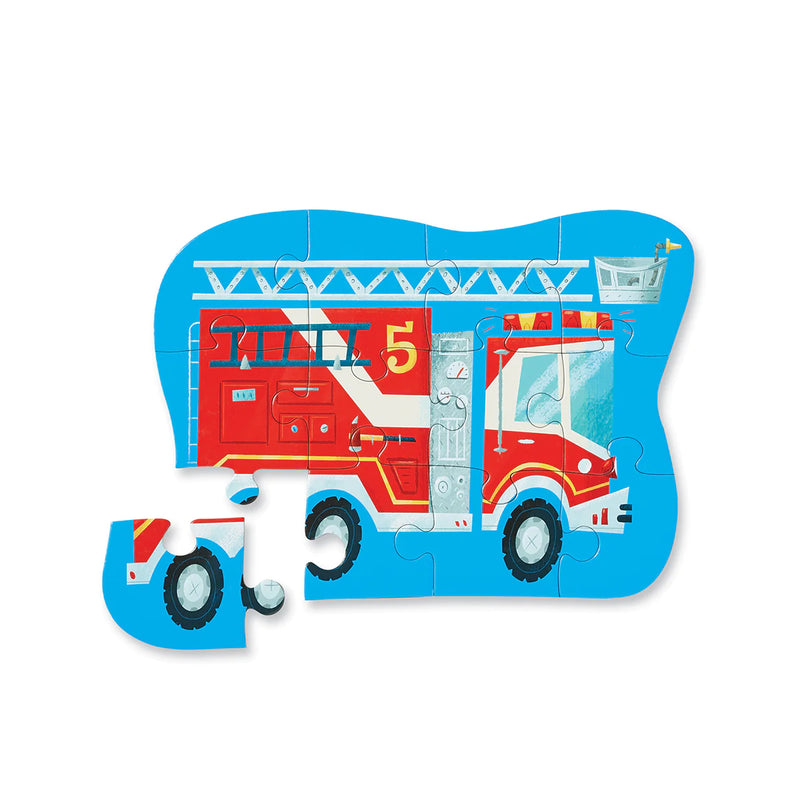 Crocodile Creek 12 Piece Puzzle Fire Truck