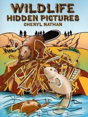 Dover Wildlife Hidden Pictures Colouring Book