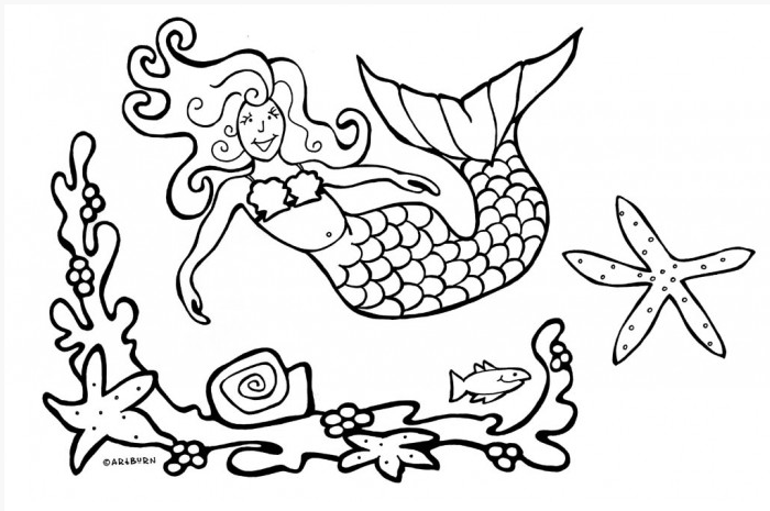 Artburn Paint Your Own Pillow Case Mermaid