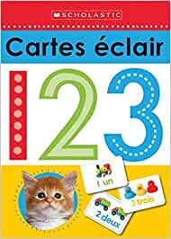 Scholastic Early Learners French Flash Cards Cartes Eclair 123