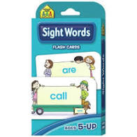 School Zone Early Learners Flashcards Sight Words