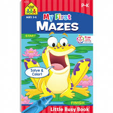 School Zone My First Mazes Little Busy Book