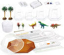 4M Crystal Growing Dinosaur Crystal Terrarium