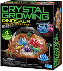 4M Crystal Growing Dinosaur Crystalterrarium