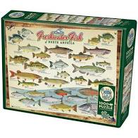 Cobble Hill 1000 Piece Freshwater Fish Of North America