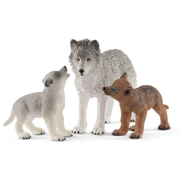 Schleich Wild Life Mother Wolf with Pups #42472