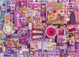 Cobble Hill 1000 Piece Puzzle Rainbow Project Purple