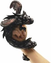 Folkmanis Midnight Dragon Wristlet Puppet