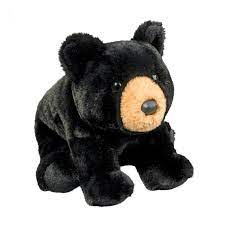 Douglas Charlie Bear Black Softie 10"