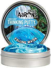 Crazy Aarons Thinking Putty Liquid Glass Falling water
