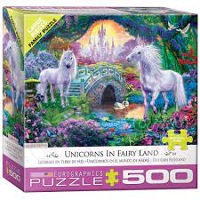Eurographics 500 pc Unicorns In Fairy Land