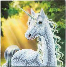 Crystal Art Medium Framed Kit Sunshine Unicorn