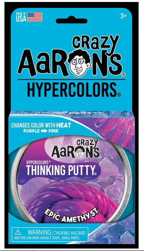 Crazy Aarons Thinking Putty  Hypercolors Epic Amethyst